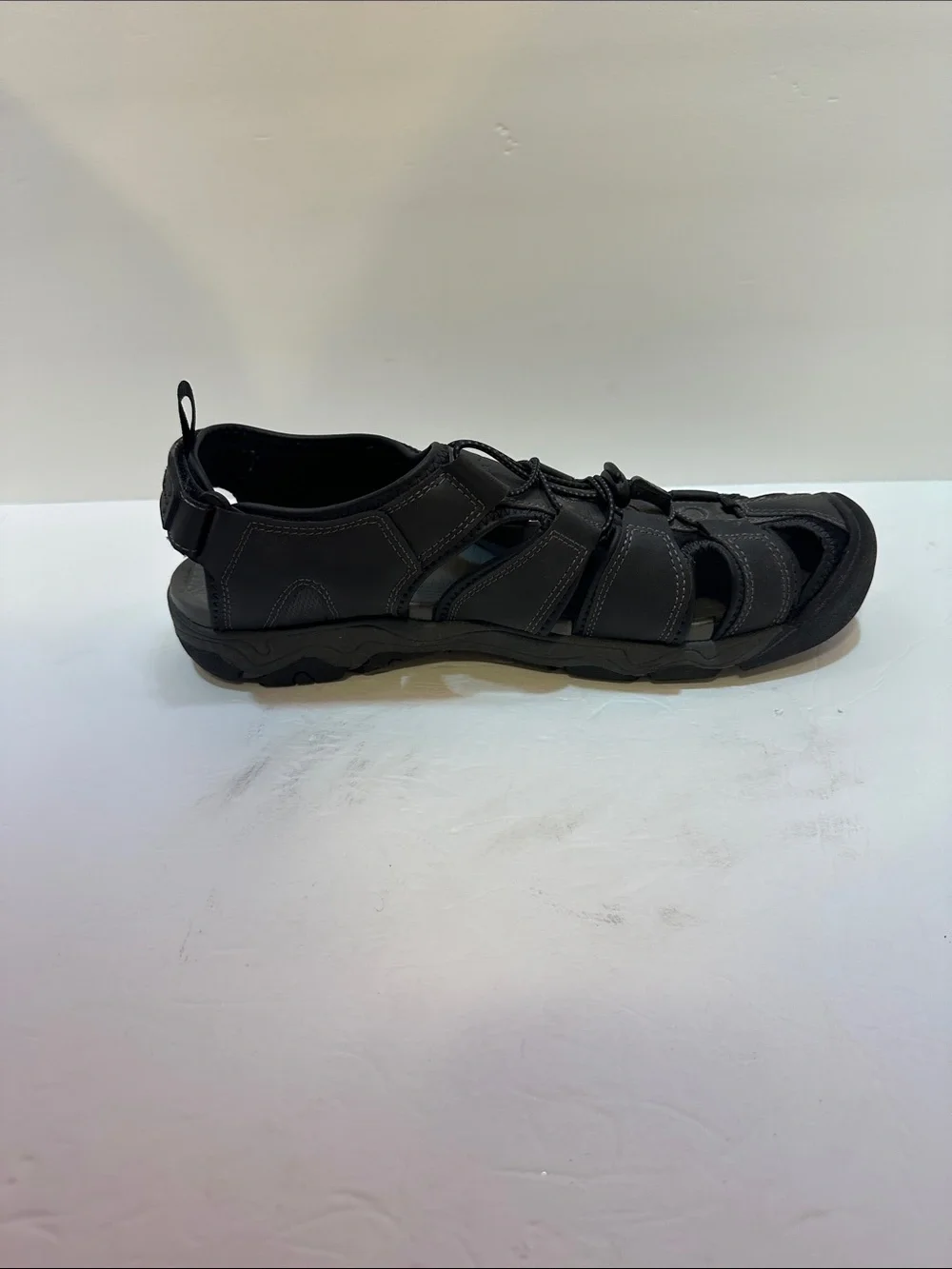 Eddie Bauer Men's Sandals Dark Gray Adjustable Outdoor Hiking Shoes Size 13